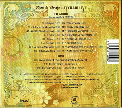 Ojos de Brujo : Techarí Live (CD, Album + DVD-V)