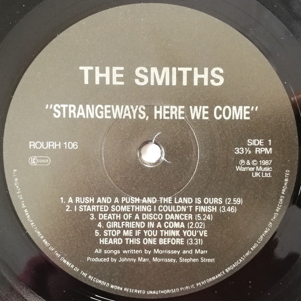 The Smiths : Strangeways, Here We Come (LP, Album, RE, 180)