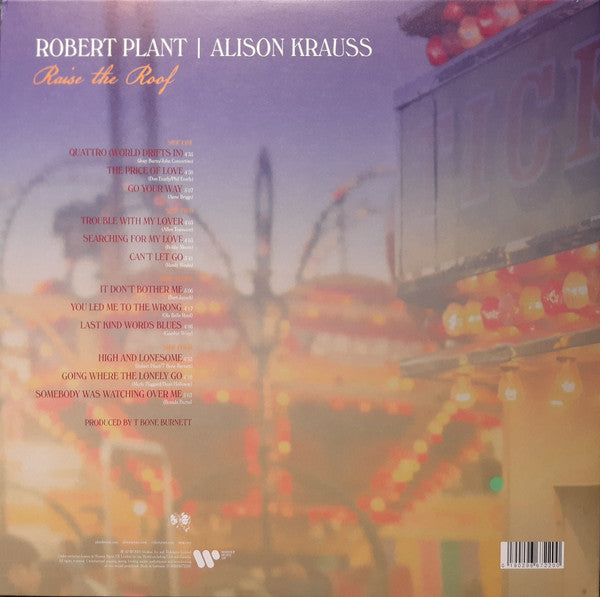 Robert Plant | Alison Krauss : Raise The Roof (2xLP, Album)