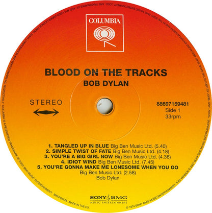 Bob Dylan : Blood On The Tracks (LP, Album, RE, 180)