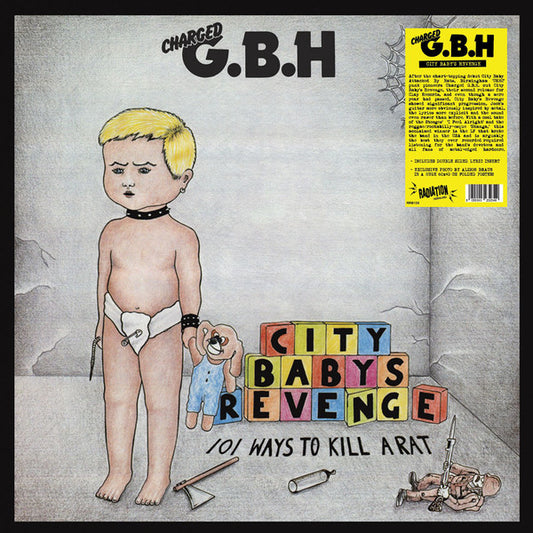 Charged G.B.H* : City Baby's Revenge (LP, Album, Ltd, RE)