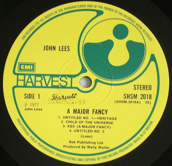 John Lees : A Major Fancy (LP, Album)