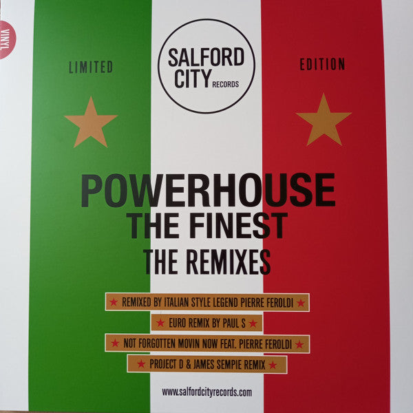 Powerhouse (3) : The Finest (The Remixes) (12", Ltd, Red)