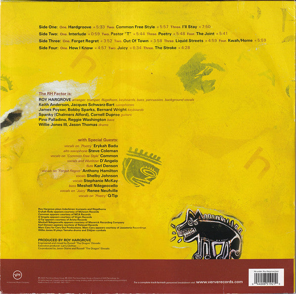 Roy Hargrove Presents The RH Factor - Hard Groove (2xLP, Album) (VG+ / VG)