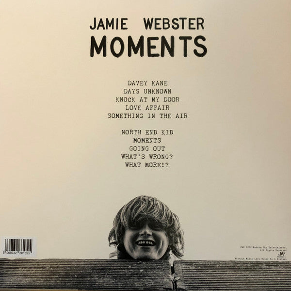 Jamie Webster (4) : Moments (LP, Album, Whi)