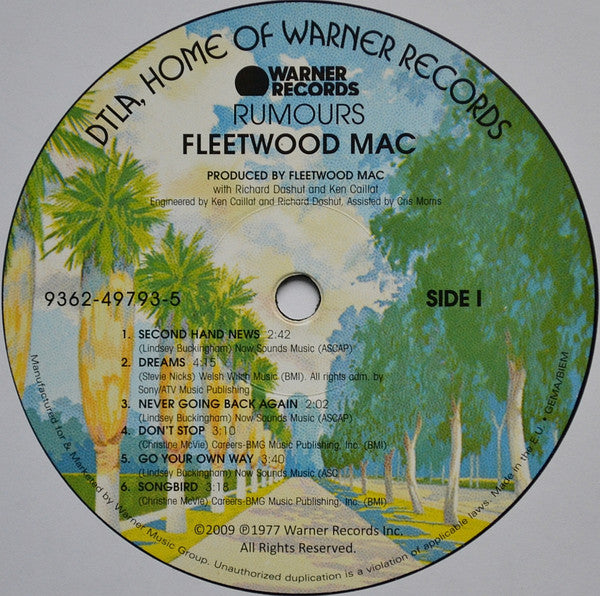 Fleetwood Mac たわい – Rumours アナログレコード LP 噂