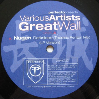 Various : Perfecto Presents... Great Wall (3x12", Comp)