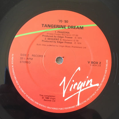 Tangerine Dream : Tangerine Dream '70 - '80 (4xLP, Comp + Box)