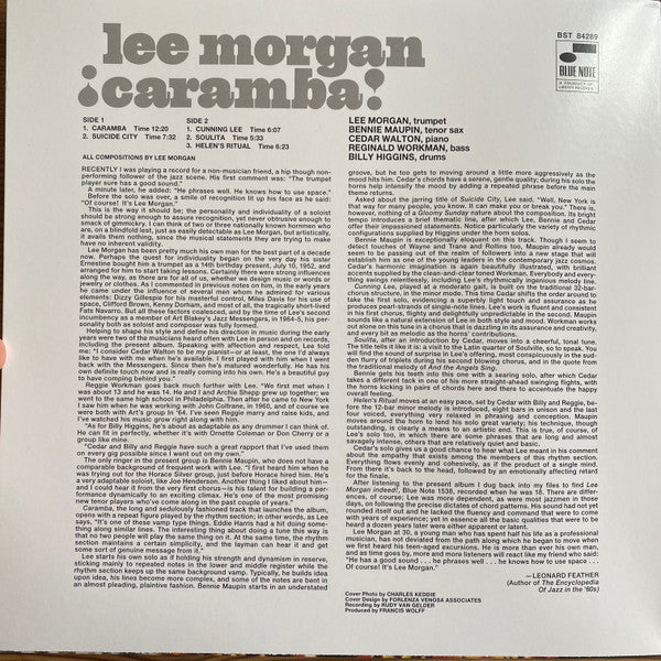 Lee Morgan : ¡Caramba! (LP, Album, RE, 180)