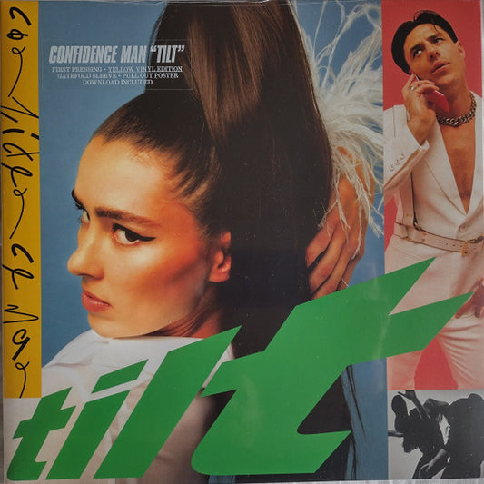 Confidence Man : Tilt (LP, Album, Ltd, Yel)