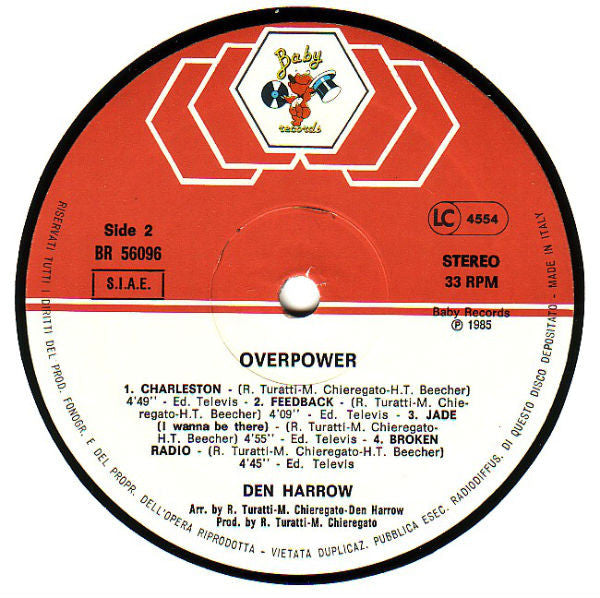 Den Harrow : Overpower (LP, Album)