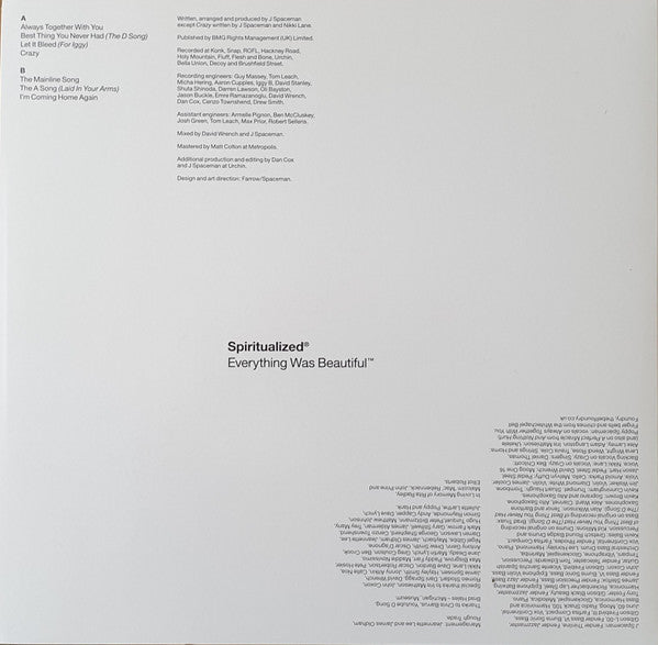 Spiritualized : Everything Was Beautiful (LP, Album)