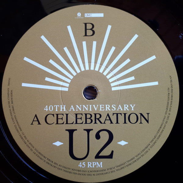 U2 : A Celebration (12", RSD, Single, Ltd, RE, 180)