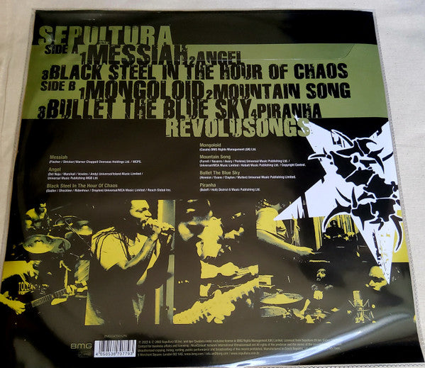 Sepultura : Revolusongs (12", MiniAlbum, RSD, Ltd, Pic, RE)