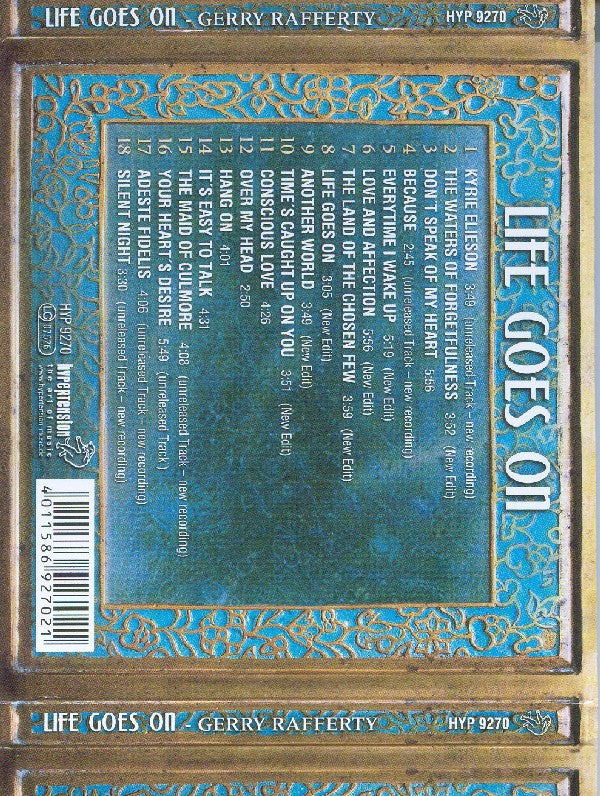 Gerry Rafferty : Life Goes On (CD, Album)