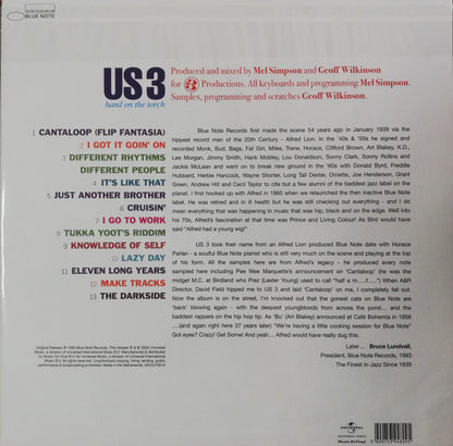 Us3 : Hand On The Torch (LP, Album, RE, 180)