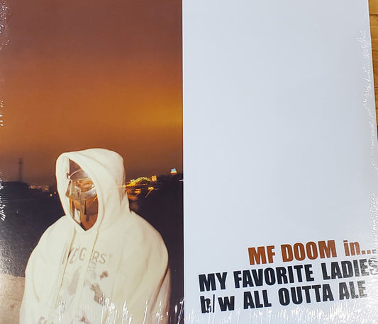 MF Doom, The Prof. meets The Super Villain : My Favorite Ladies b/w All Outta Ale (12", RP)