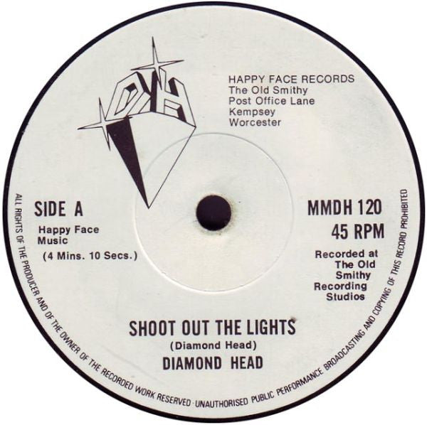 Diamond Head (2) : Shoot Out The Lights (7", Single)