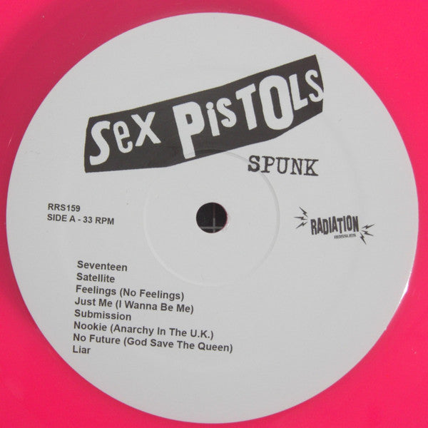 Sex Pistols : Spunk (The Demos 1976-1977) (LP, Album, Ltd, RE, Pin)