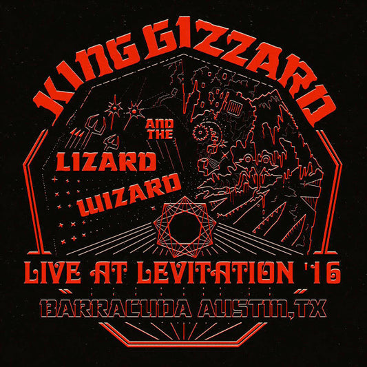 King Gizzard And The Lizard Wizard : Live At Levitation '16 (2xLP, Red)
