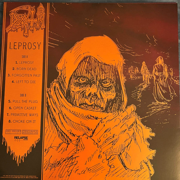 Death (2) : Leprosy (LP, Album, RE, RM, RP)