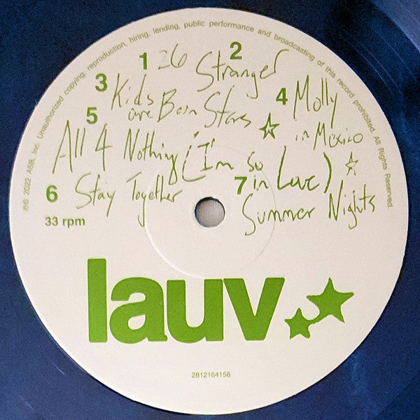 Lauv : All 4 Nothing (LP, Album, Ltd, Blu)