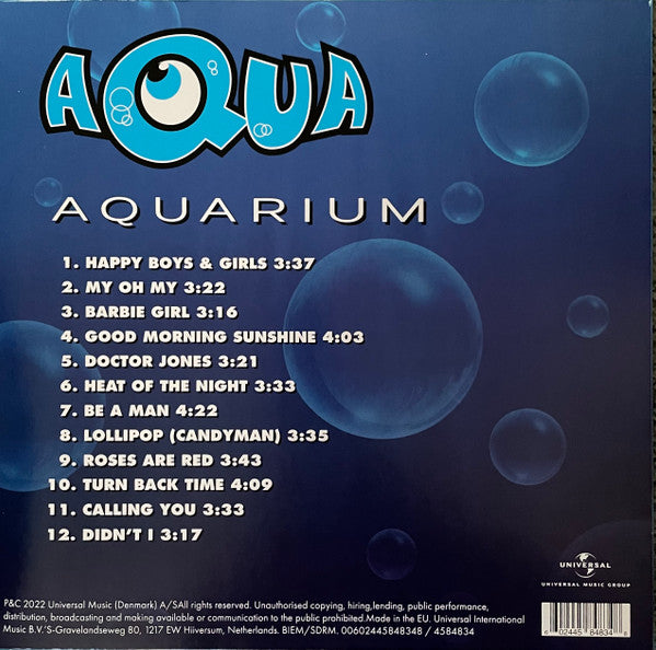Aqua : Aquarium (LP, Album, Ltd, RE, Pin)