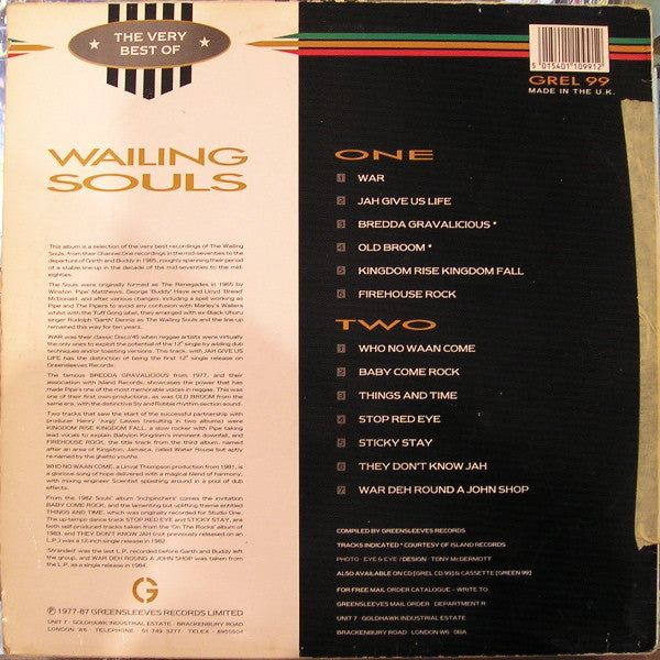 Wailing Souls : The Very Best Of (LP, Comp)