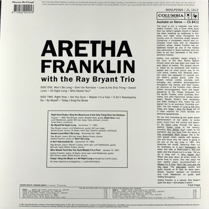 Aretha Franklin With The Ray Bryant Combo : Aretha (LP, Album, RE)