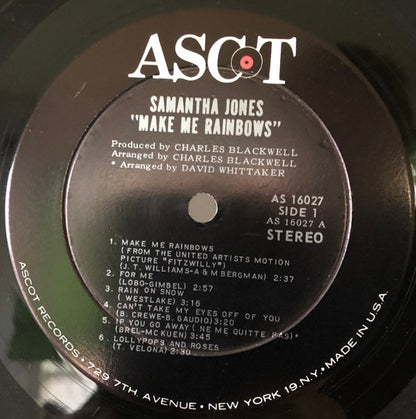 Samantha Jones : Call It Samantha (LP, Album, Roc)