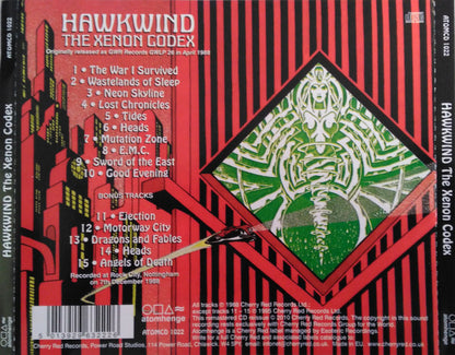 Hawkwind : The Xenon Codex (CD, Album, RE, RM)