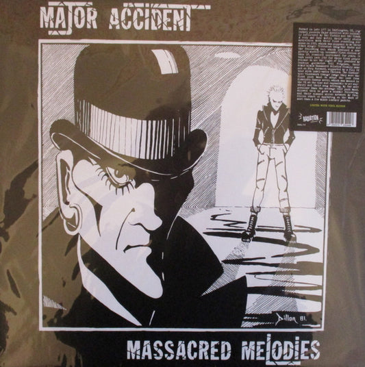 Major Accident : Massacred Melodies (LP, Album, RE, Whi)