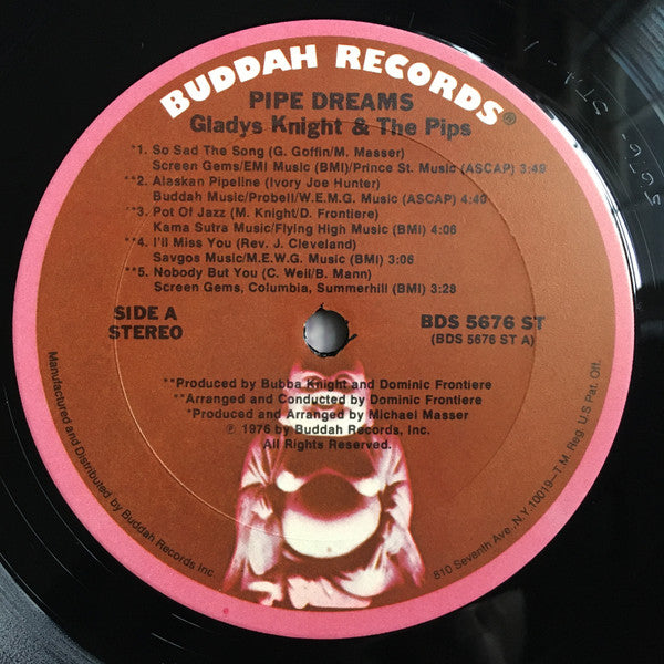 Gladys Knight And The Pips : Pipe Dreams: The Original Motion Picture Soundtrack (LP, Album, Ter)