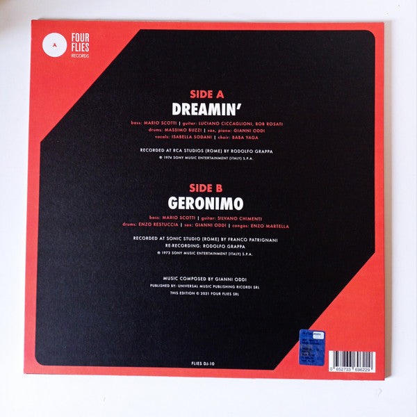 Gianni Oddi : Dreamin' / Geronimo (12", Single)
