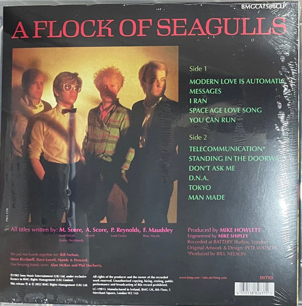 A Flock Of Seagulls : A Flock Of Seagulls (LP, Album, Ltd, RE, RM, Ora)