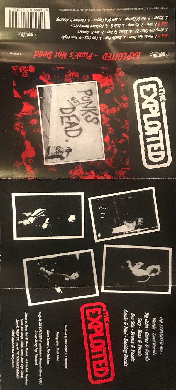 The Exploited : Punks Not Dead (Cass, Album, Ltd, RE, Bla)