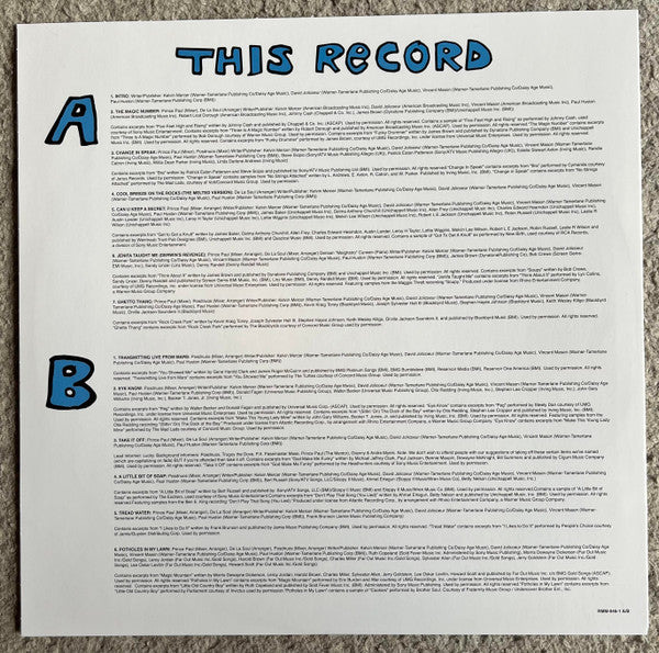 De La Soul : 3 Feet High And Rising (2xLP, Album, RE, 180)