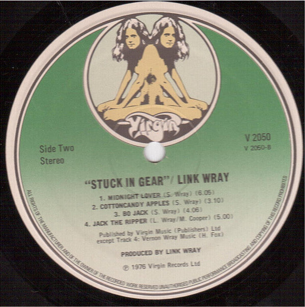 Link Wray : Stuck In Gear (LP, Album)