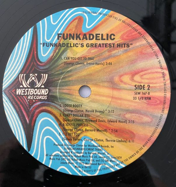 Funkadelic : Funkadelic's Greatest Hits (LP, Comp, RE)