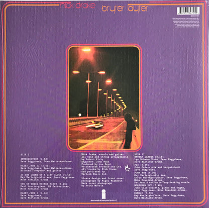 Nick Drake : Bryter Layter (LP, Album, RE, RM, 180)
