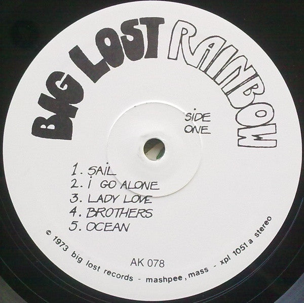 Big Lost Rainbow : Big Lost Rainbow (LP, Album, RE)