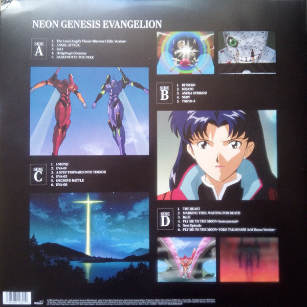 Shiro Sagisu : Neon Genesis Evangelion (2xLP, Album, RE, Blu)