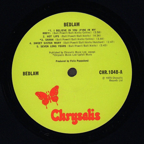 Bedlam (9) : Bedlam (LP, Album)
