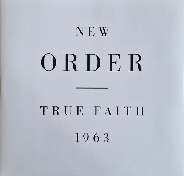 New Order : True Faith / 1963 (12", Single, RE, RM)