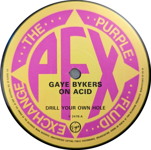Gaye Bykers On Acid : Drill Your Own Hole (LP, Album, Gat)