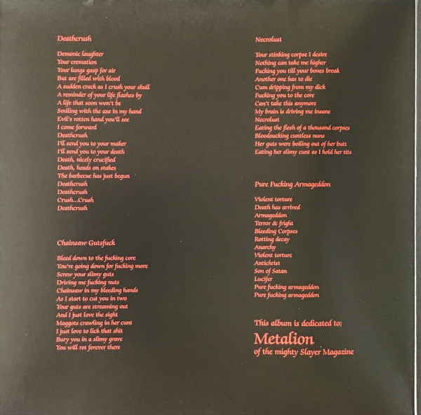Mayhem : Deathcrush (12", EP, Ltd, RE, Cle)