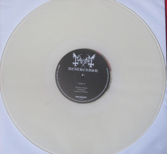 Mayhem : Deathcrush (12", EP, Ltd, RE, Cle)
