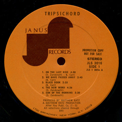 Tripsichord : Tripsichord (LP, Album, Promo)