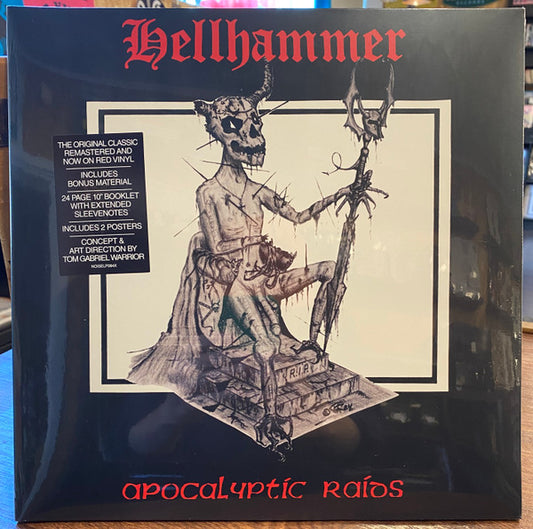 Hellhammer (2) : Apocalyptic Raids (12", RE, RM, Red)