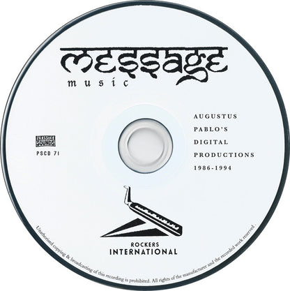 Augustus Pablo : Message Music (Augustus Pablo's Digital Productions 1986-1994) (CD, Comp)